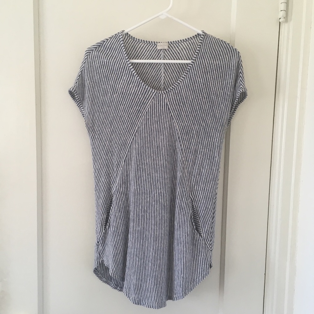 Flattering linen shirt